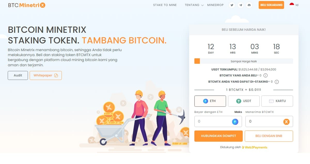 Bitcoin Minetrix - Proyek Kripto Baru